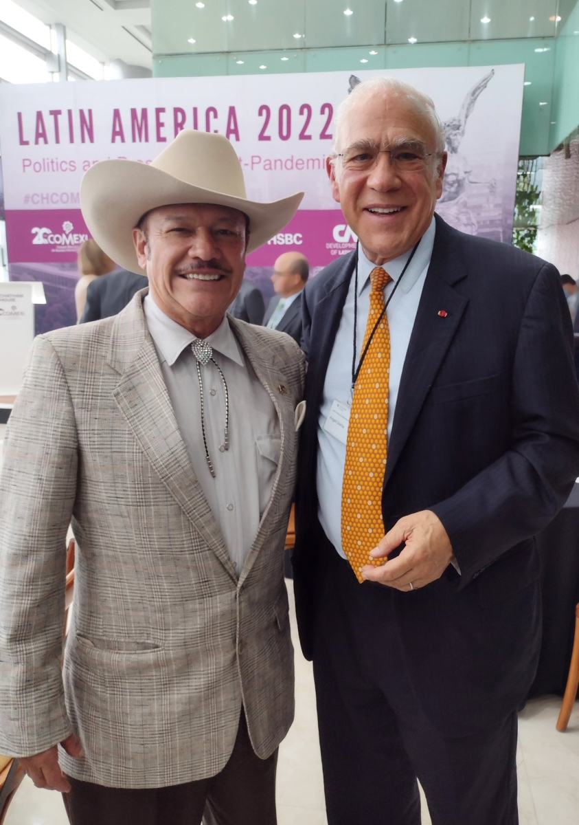 Getulio Ibarra Leyva y Angel Gurria