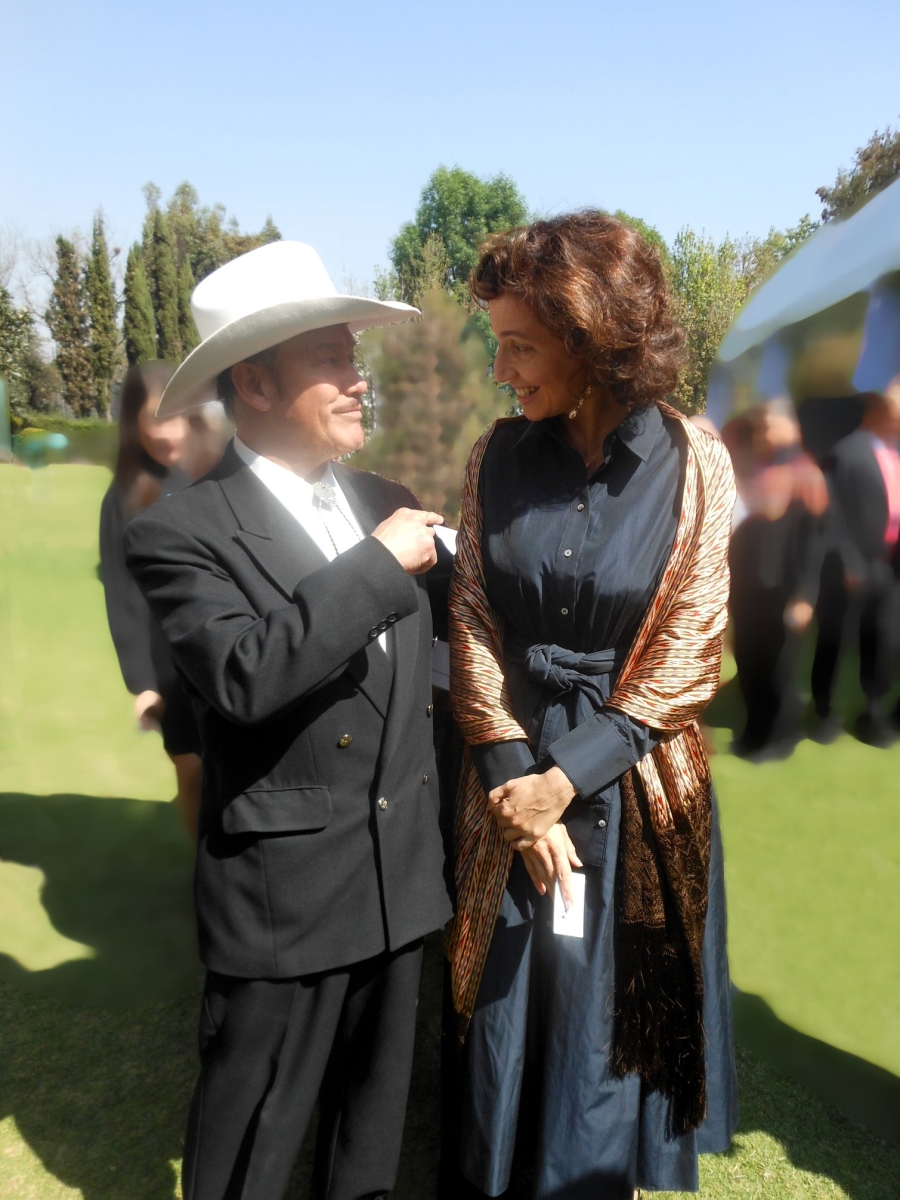 Getulio Ibarra Leyva y Audrey Azoulay