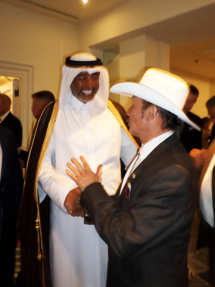 Mohammed AlKuwari y Getulio Ibarra Leyva